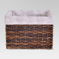 Basket Liner for Small Milk Crate - Paisley - Threshold, Green