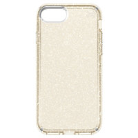 Speck - Presidio Clear + Glitter Case For Apple® Iphone® 7 - Clear/clear With Gold Glitter