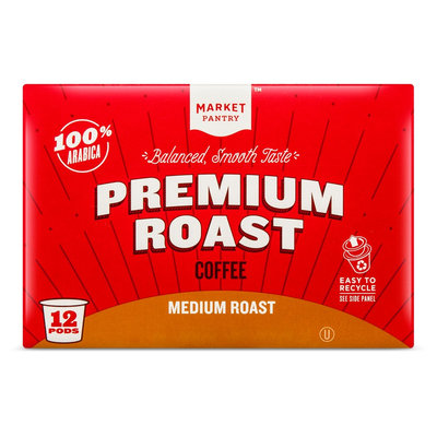 Medium Roast Single Serve Coffee 12ct - Market Pantry