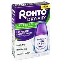 Rohto Dry-Aid Dry Eye Relief Eye Drops .34 fl oz