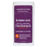 Green Goo Deodorant Oval Stick Lavender & Thyme 2.2 oz, Clear