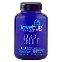 LoveBug Probiotics Here's The Skinny Digestive Health Capsules - 30 Count