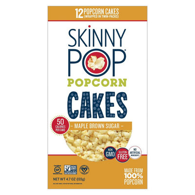 Large Popcorn Cakes Skinny Pop Maple Brown Sugar