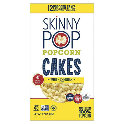 SkinnyPop® Large Popcorn Cakes Skinny Pop White Cheddar