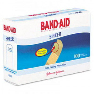 Band-Aid Flexible Fabric Strip Adhesive Bandag 3/4