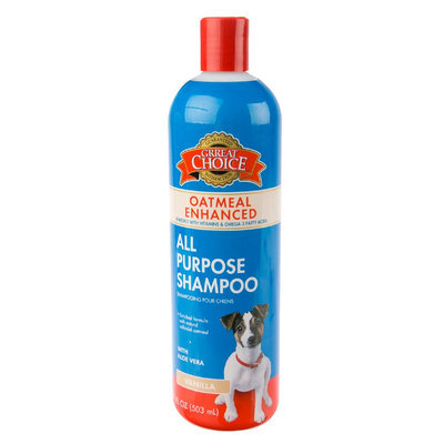 Grreat Choice® Oatmeal Enhanced Vanilla Scent Dog Shampoo size: 17 Fl Oz