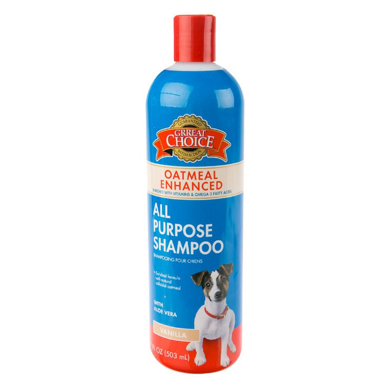 Grreat Choice® Oatmeal Enhanced Vanilla Scent Dog Shampoo size 17 Fl