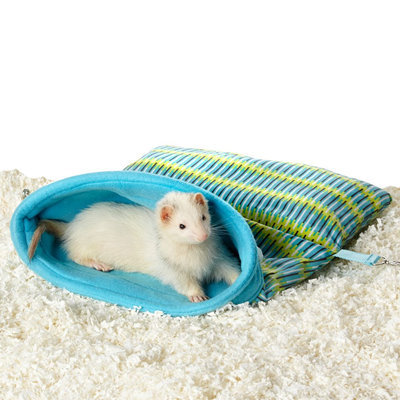 All Living Things® Ferret Sleep Sack, Coffee & Green