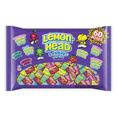 Ferrara Candy Company Lemonhead Mini Box Assorted Candy Mix, 60 Count Bag