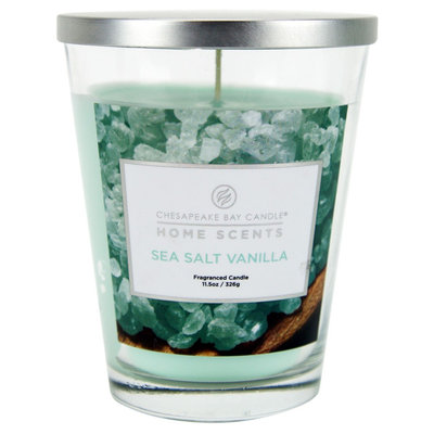 Jar Candle - Sea Salt Vanilla (11.5oz) - Home Scents, Yellow