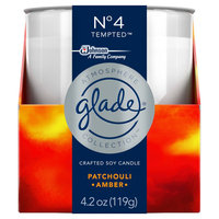 Glade Candle, No 4 Tempted, 4.2oz, Blue