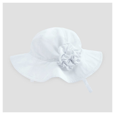 Baby Girls' Floppy Hat Cat & Jack - White 12-18 M