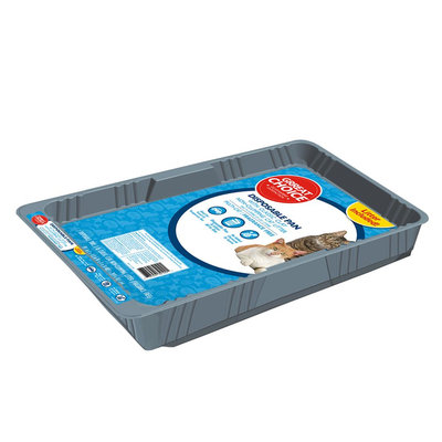 Grreat Choice® Disposable Litter Box, Gray