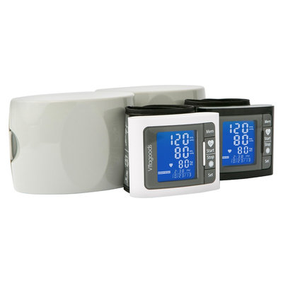 Vitagoods Wrist Blood Pressure Monitor & Black Case