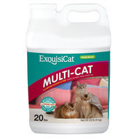 ExquisiCat® Multi-Cat Clumping Scoop Cat Litter size: 20 Lb