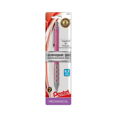 Pentel Graphgear 800 Mechanical Pencil, .7mm - Pink, Blue