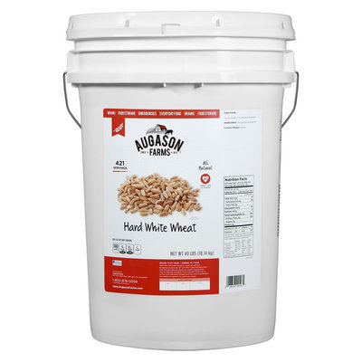 Augason Farms Hard White Wheat 6-gallon Pail