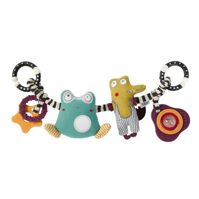 Mamas & Papas Sensory Development Toy Travel Charm - Multi-Colored
