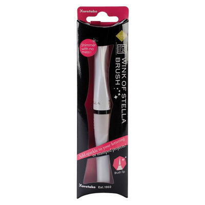 Zig Wink Of Stella Brush Glitter Marker-Green 5.7