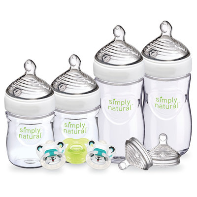 Nuk Simply Natural Bottle Gift Set 2Pk, Clear