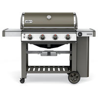 Weber Genesis II E-410 4-Burner Propane Gas Grill in Smoke (Grey)