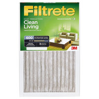 Filtrete - 12 in x 12 in x 1 in - Dust Reduction Air Filter - White
