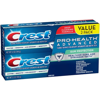 Crest Pro-Health Advanced Gum Protection Toothpaste, 5.1 oz, 2 Count