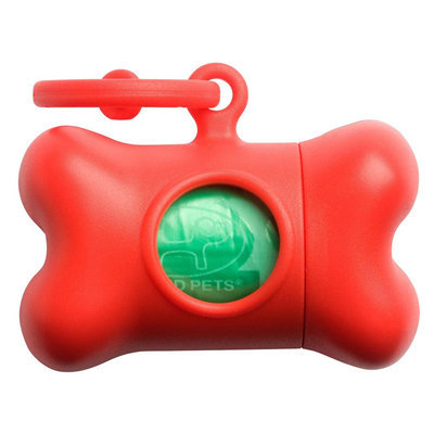 Petego Bon Ton Classic Dog Waste Bag Dispenser Color: Red