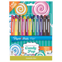 Paper-mate Paper Mate Flair Marker Pens Candy Pop, 32ct, Multi-Colored