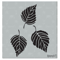 Stencil1 Leaves 5.75