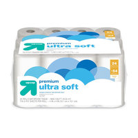 Ultra Soft Double Plus Toilet Paper 24ct - up & up