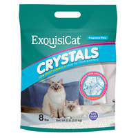 Exquisicat® Crystals Low Dust Formula Fragrance Free Cat Litter size: 8 Lb