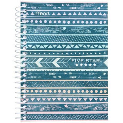 FiveStar Five Star 7x5 Fashion Notebook 1 Subject