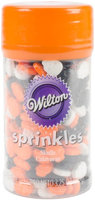 Wilton Short Bottle Sprinkles 3oz-Colorful Skulls