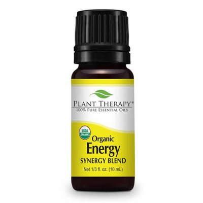 Plant Therapy Energy Organic Synergy 10 mL (1/3 fl. oz.) 100% Pure, Undiluted, Therapeutic Grade
