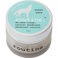 Routine De-Odor-Cream 50ml Clay & Beeswax Formula Natural Deodorant Cream (Sweet Jane)