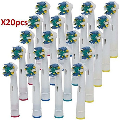 Generic Oral B Compatible Toothbrush Replacement Heads - 20 Brushes