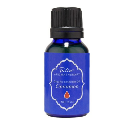 Organic Cinnamon Bark Oil Essential Oil, Pesticide & Herbicide Free Talia Organics 15 ml Oil