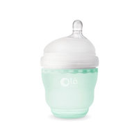Olababy Gentle Bottle Silicone Feeding Bottle - 4 Ounce - Mint