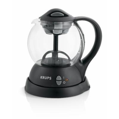 KRUPS FL7018 Personal Tea Kettle with integrated infusion basket for loose tea leaves and tea bags, Black