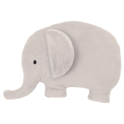 NoJo Plush Pillow - Elephant Dream, Gray