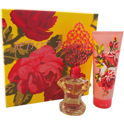 Betsey Johnson By Betsey Johnson For Women. Set-eau De Parfum Spray 3.4 oz & Body Lotion 6.7 oz