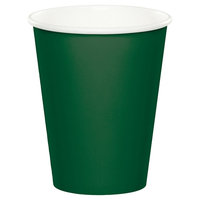 Creative Converting 9 oz Hot/Cold Paper Cups Hunter Green 240 Ct