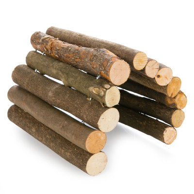 National Geographic, Lounging Log Small Animal Hideout size: Medium, Brown