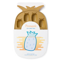 Peak Ice Works Pineapple Ice Cube Tray Silicone, Gold