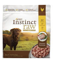 Natures Variety Instinct Nature's Variety® Instinct® Raw Bites Dog Food - Natural, Grain Free, Frozen Raw size: 4 Lb