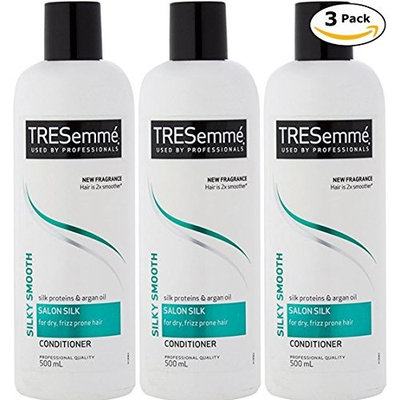 TRESemme Expert Selection Conditioner Smooth Salon Silk, Pack of 3, (16.9 Fl. Oz/500 ml Each)