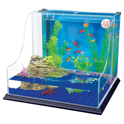 Penn Plax Penn-Plax AquaTerrium Planting Tank Aquarium - M, Clear