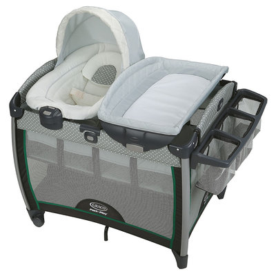 Graco Pack 'n Play Quick Connect Portable Bouncer with Bassinet, Albie