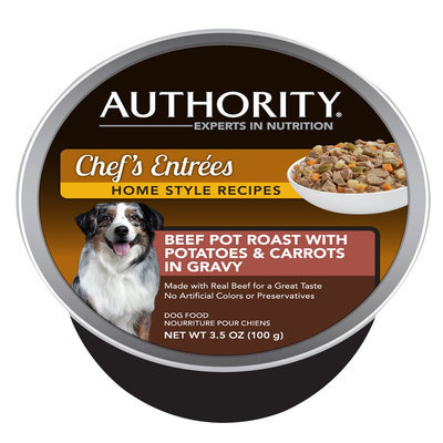 Authority® Chef's Entrees Dog Food size: 3.5 Oz